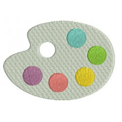 Stickdatei - Malerei Farbpalette